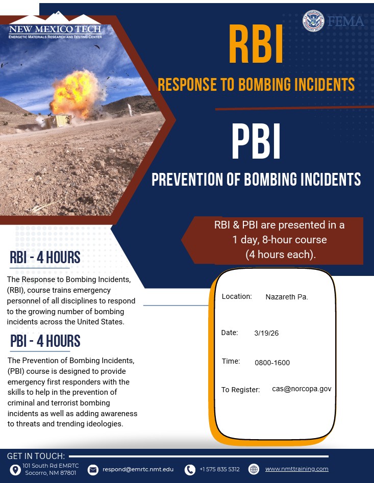 Response to & Prevention of Bombing Incidents (AWR-230 & AWR-231 combo)