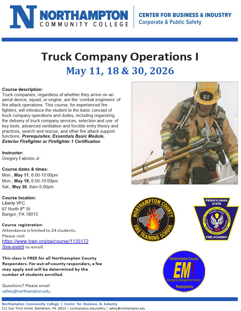 Truck Company Operations I