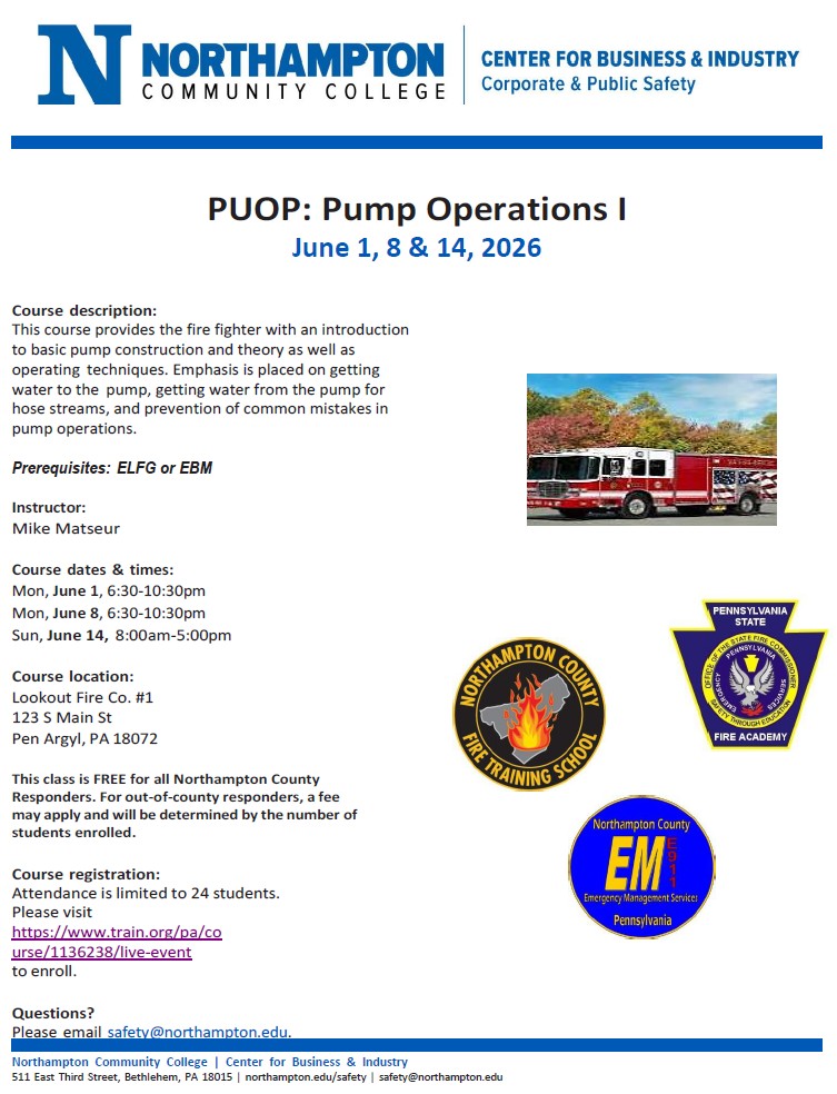 Pump Operations I (PUOP)