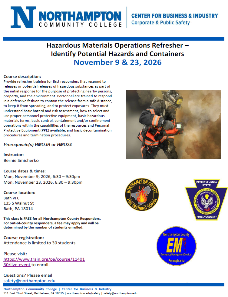HazMat Operations Refresher – Identify Potential Hazards & Containers